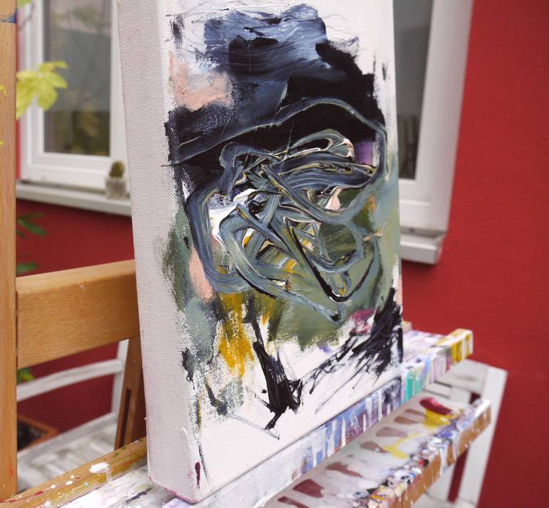 Original Abstract Expressionism Abstract Painting by Daniela Schweinsberg