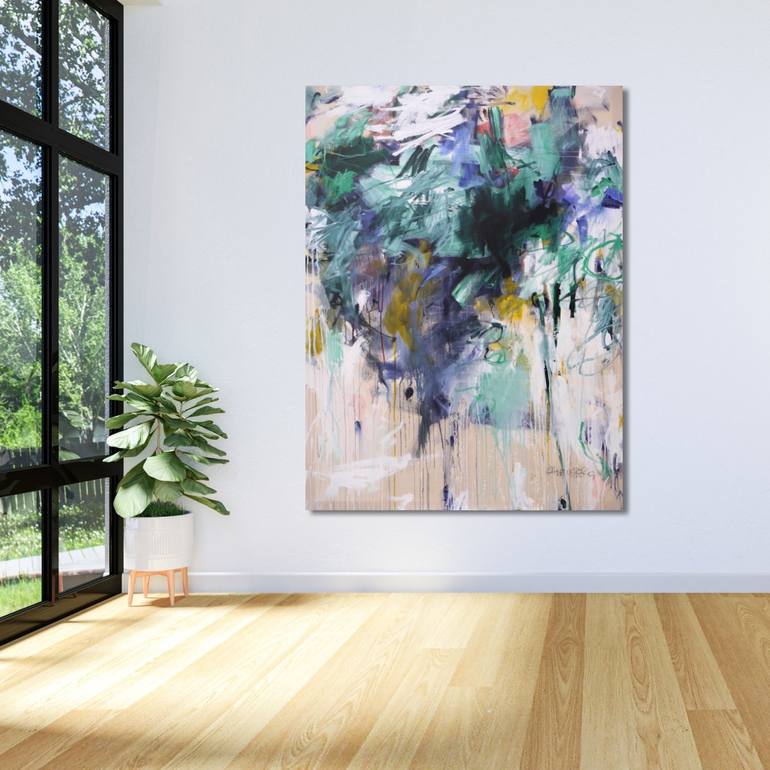 Original Abstract Expressionism Abstract Painting by Daniela Schweinsberg