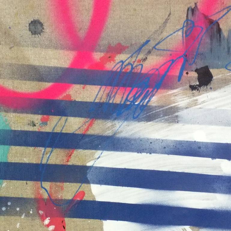 Original Street Art Abstract Painting by Daniela Schweinsberg