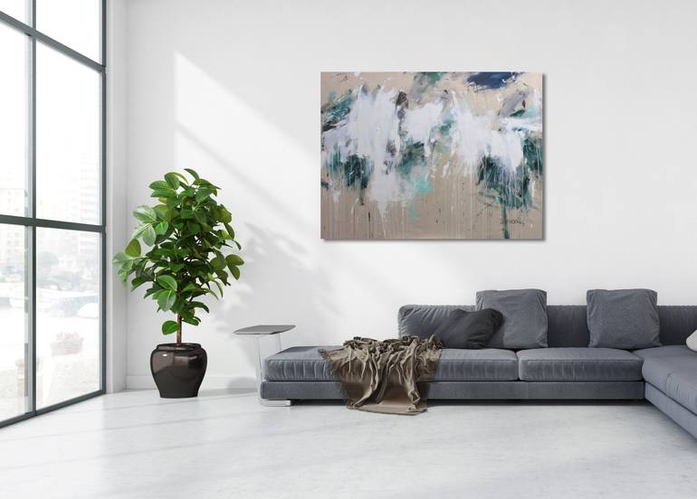 Original Abstract Expressionism Abstract Painting by Daniela Schweinsberg