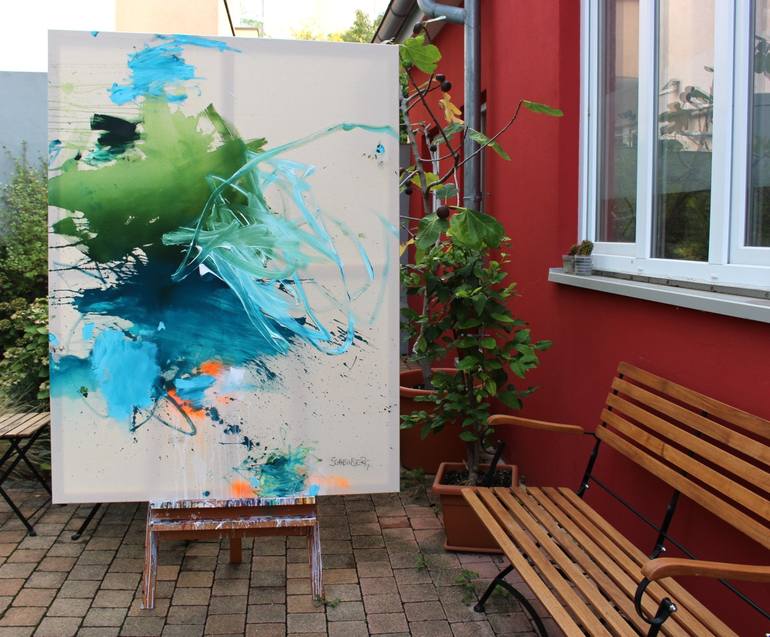 Original Abstract Painting by Daniela Schweinsberg