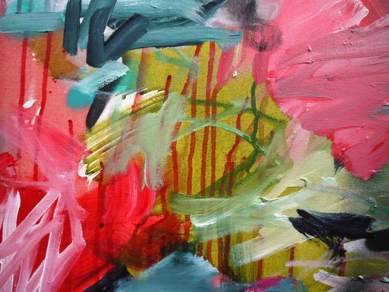 Original Abstract Expressionism Abstract Painting by Daniela Schweinsberg