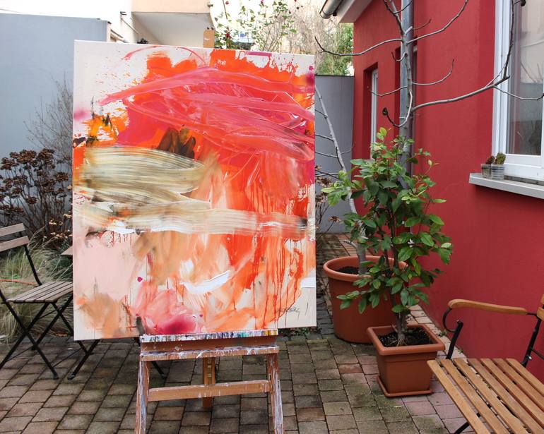 Original Abstract Expressionism Abstract Painting by Daniela Schweinsberg