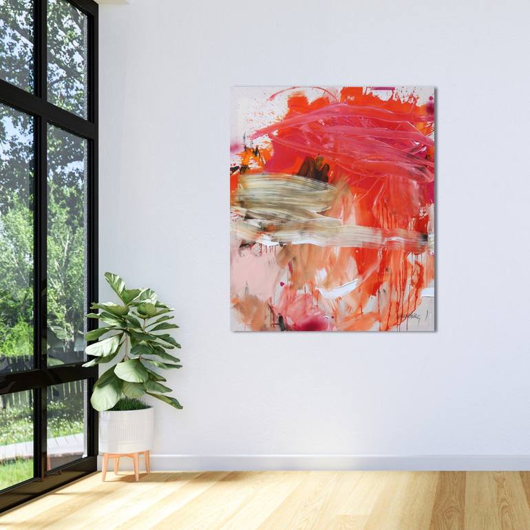 Original Abstract Expressionism Abstract Painting by Daniela Schweinsberg