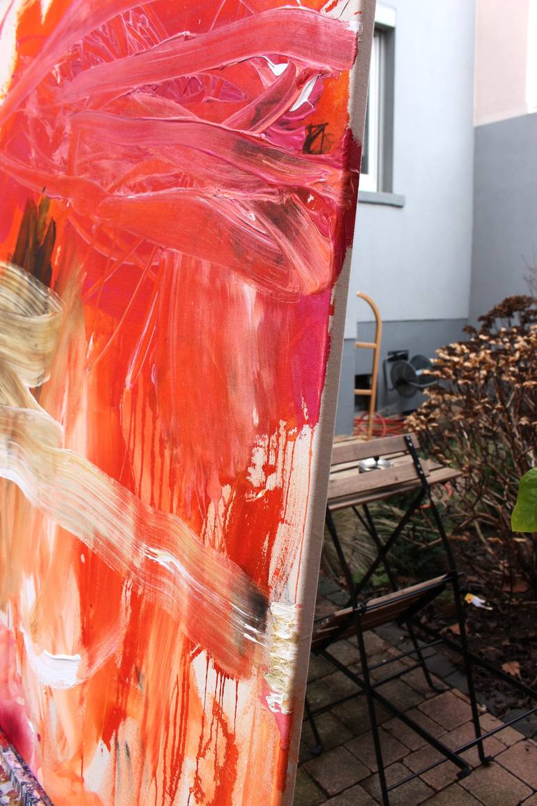 Original Abstract Expressionism Abstract Painting by Daniela Schweinsberg