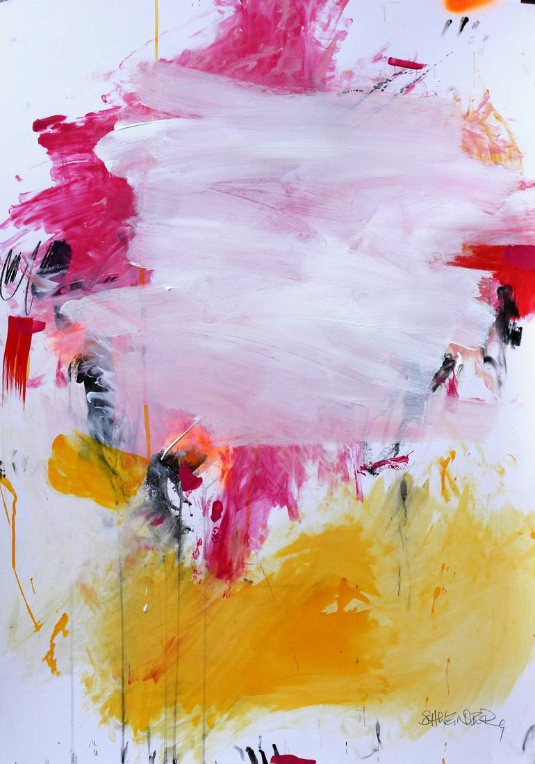 Original Abstract Expressionism Abstract Paintings by Daniela Schweinsberg