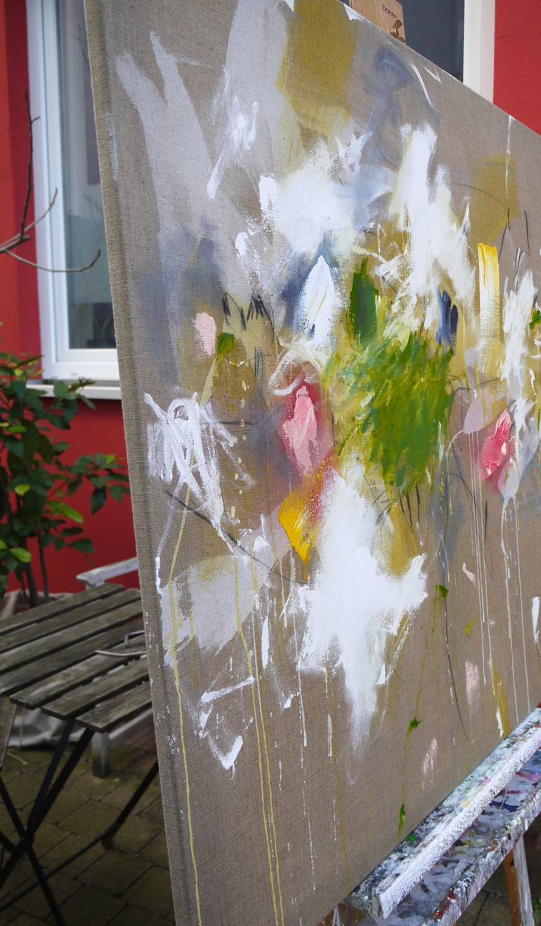 Original Abstract Expressionism Abstract Painting by Daniela Schweinsberg