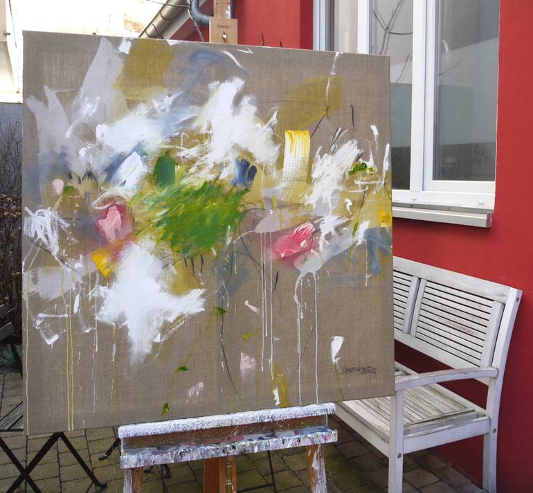 Original Abstract Expressionism Abstract Painting by Daniela Schweinsberg