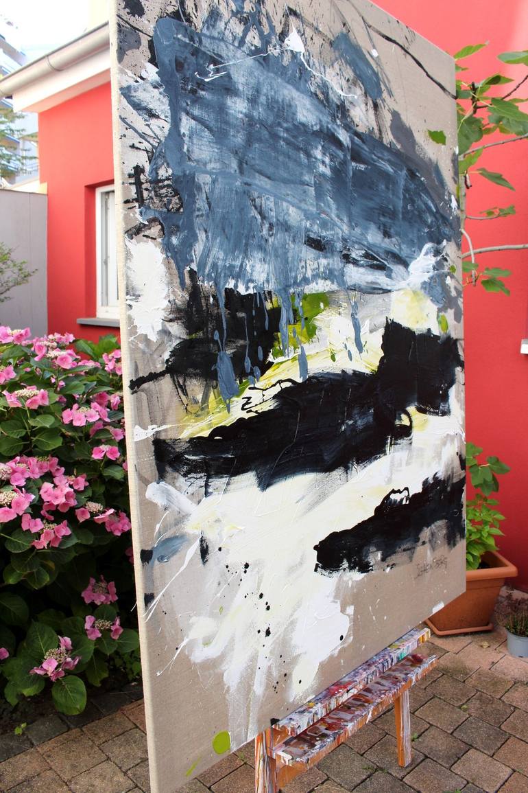 Original Abstract Expressionism Abstract Painting by Daniela Schweinsberg