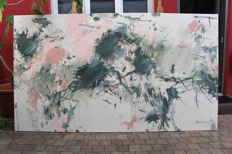 Original Abstract Expressionism Abstract Painting by Daniela Schweinsberg