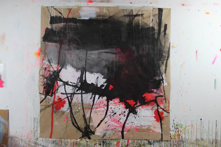 Original Abstract Expressionism Abstract Painting by Daniela Schweinsberg