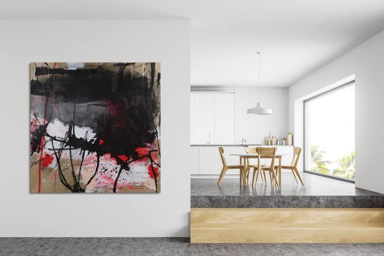 Original Abstract Expressionism Abstract Painting by Daniela Schweinsberg