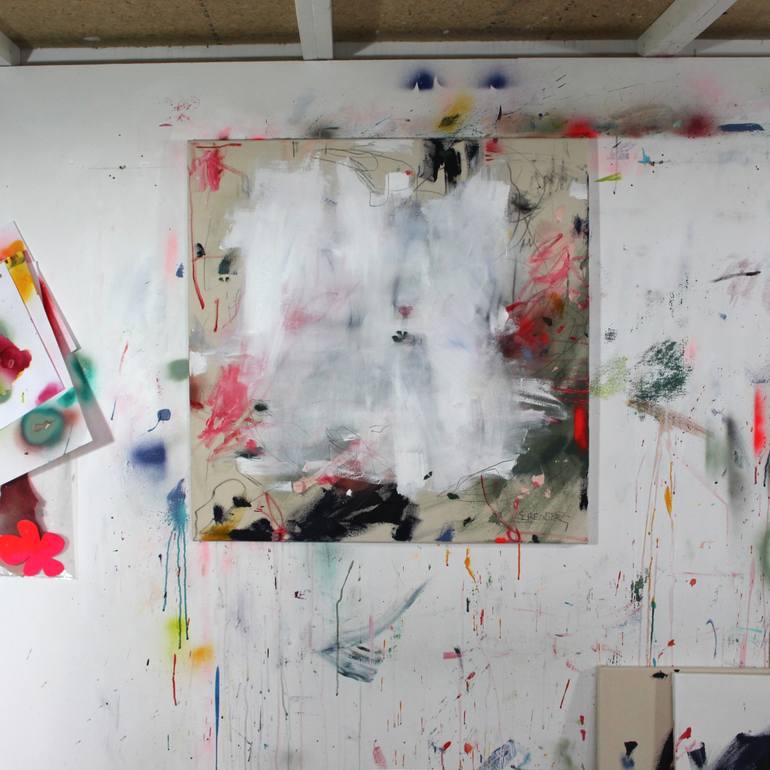 Original Abstract Expressionism Abstract Painting by Daniela Schweinsberg