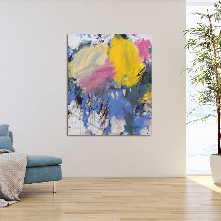 Original Abstract Expressionism Abstract Painting by Daniela Schweinsberg