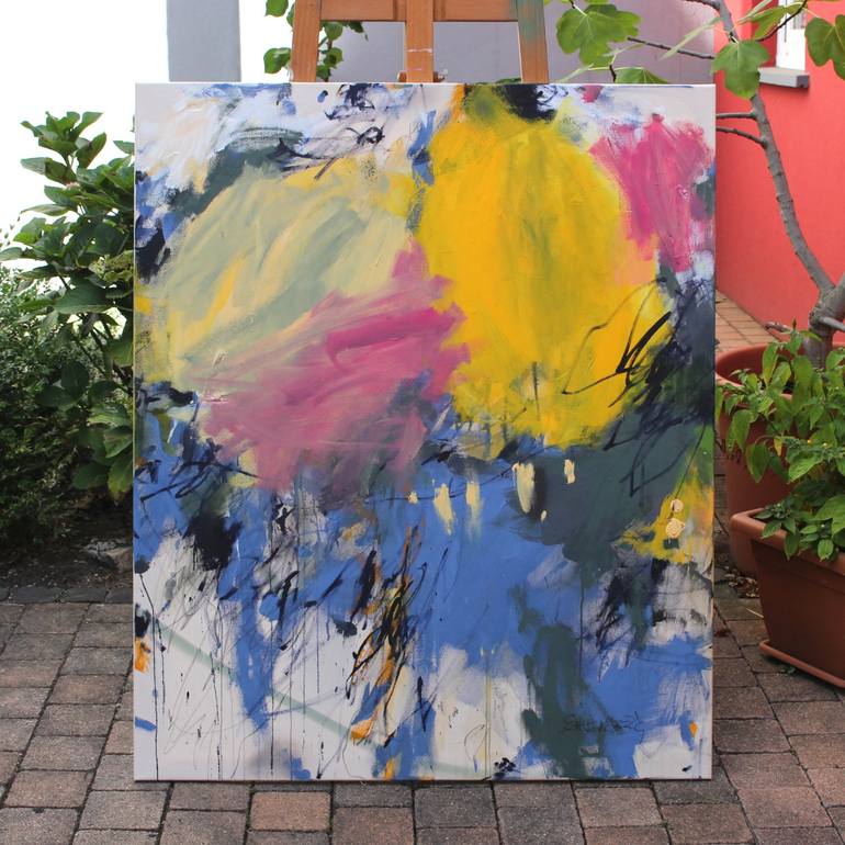 Original Abstract Expressionism Abstract Painting by Daniela Schweinsberg