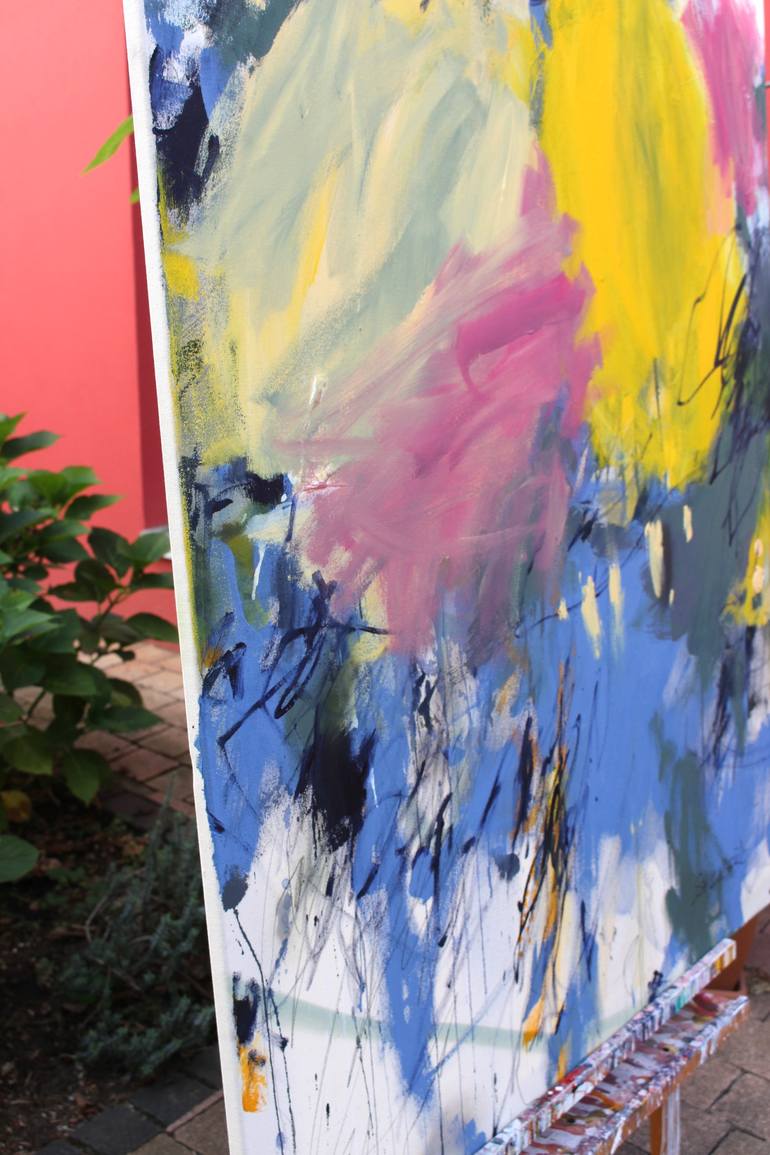 Original Abstract Expressionism Abstract Painting by Daniela Schweinsberg