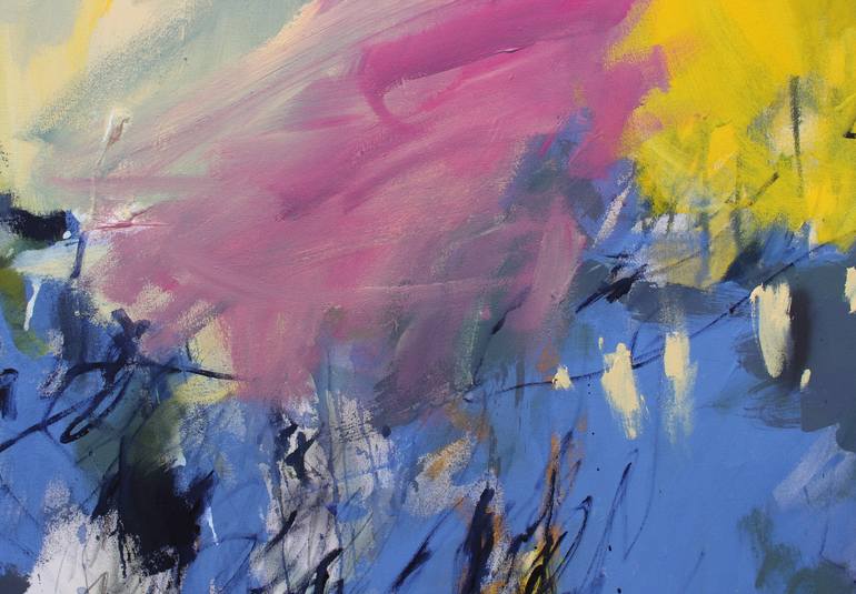 Original Abstract Expressionism Abstract Painting by Daniela Schweinsberg