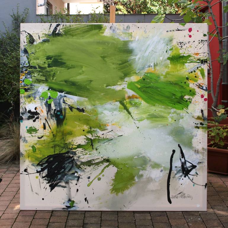 Original Abstract Expressionism Abstract Painting by Daniela Schweinsberg