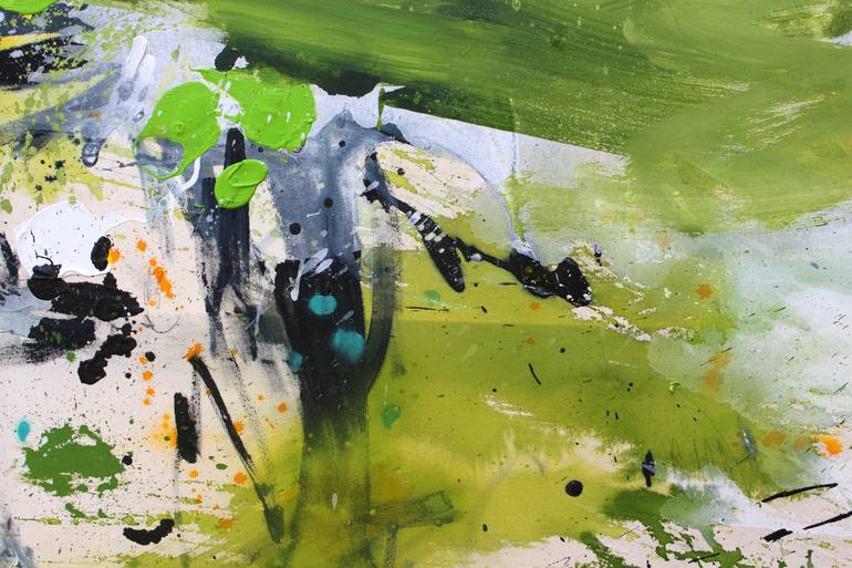 Original Abstract Expressionism Abstract Painting by Daniela Schweinsberg