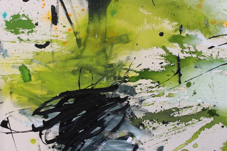 Original Abstract Expressionism Abstract Painting by Daniela Schweinsberg