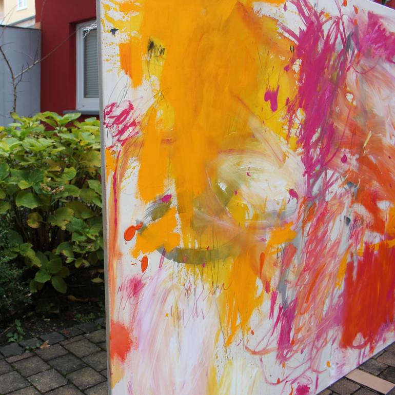 Original Abstract Expressionism Abstract Painting by Daniela Schweinsberg