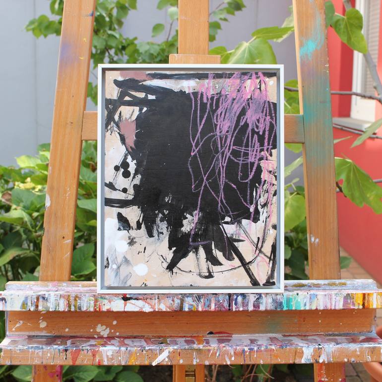 Original Abstract Expressionism Abstract Painting by Daniela Schweinsberg