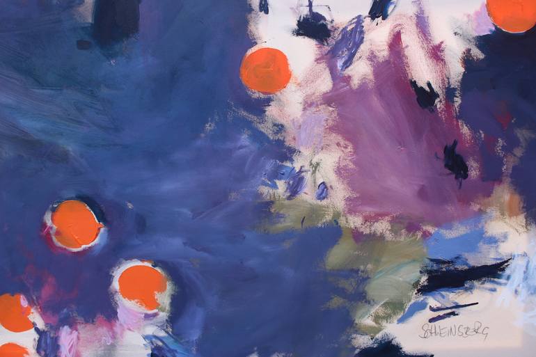 Original Abstract Expressionism Abstract Painting by Daniela Schweinsberg
