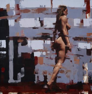 Original Figurative Nude Paintings by Calvin Lai