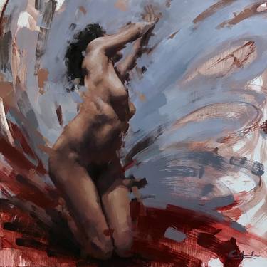 Original Fine Art Nude Paintings by Calvin Lai