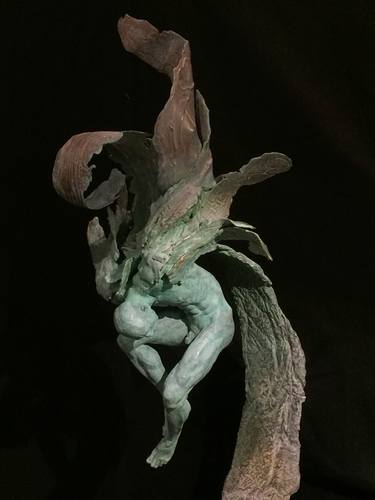 Original Classical mythology Sculpture by Lucianne Lassalle
