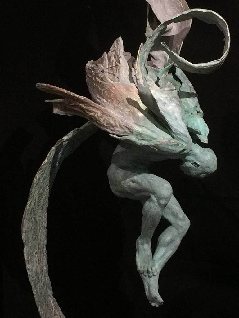 Original Figurative Classical mythology Sculpture by Lucianne Lassalle