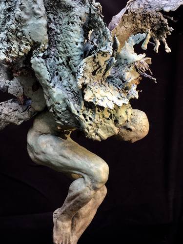 Original Figurative Fantasy Sculpture by Lucianne Lassalle