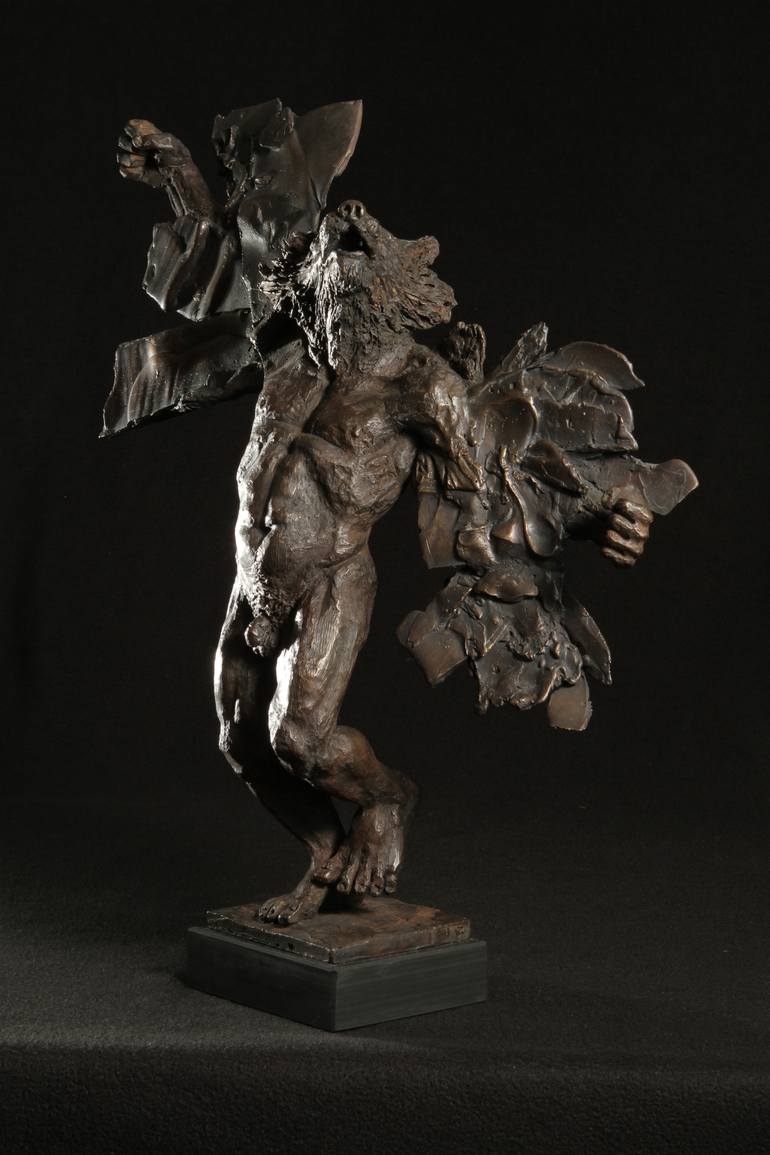 Original Classical mythology Sculpture by Lucianne Lassalle