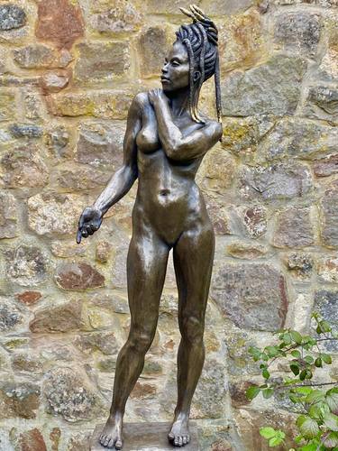 Original Figurative Women Sculpture by Lucianne Lassalle
