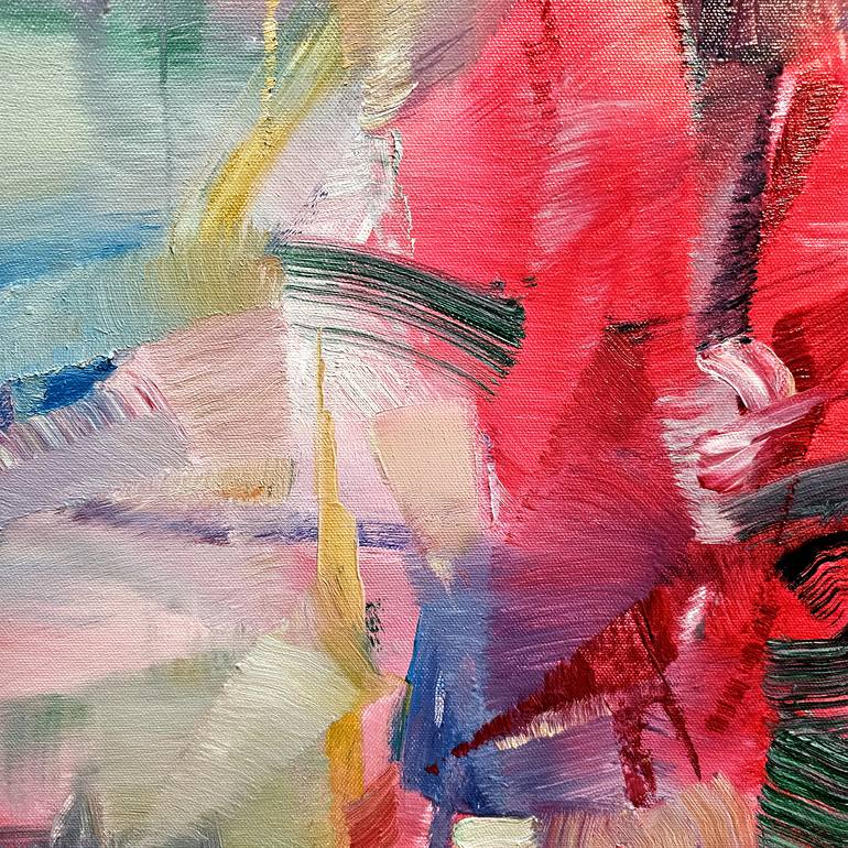 Original Abstract Expressionism Abstract Painting by Nikolai Taidakov