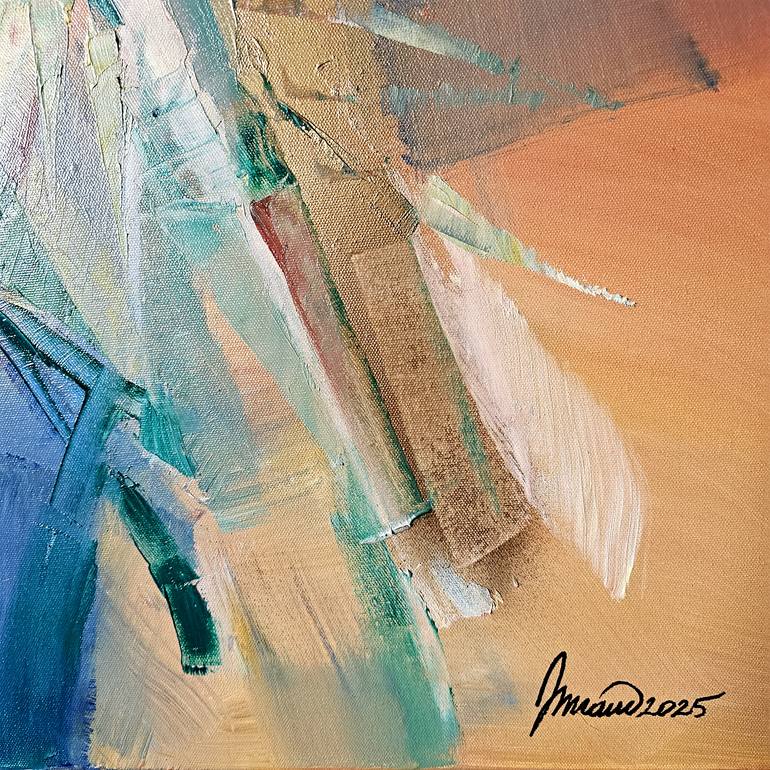 Original Abstract Expressionism Abstract Painting by Nikolai Taidakov
