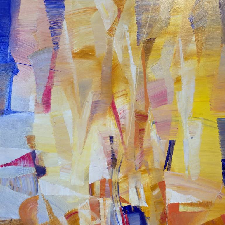 Original Abstract Expressionism Abstract Painting by Nikolai Taidakov