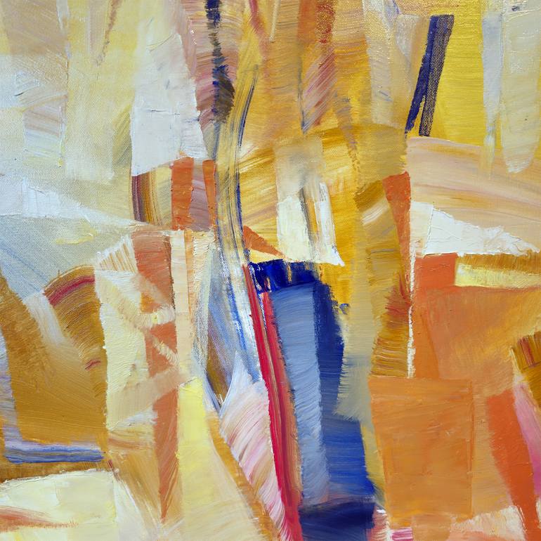 Original Abstract Expressionism Abstract Painting by Nikolai Taidakov