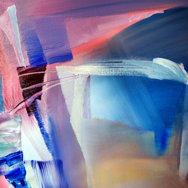 Original Abstract Expressionism Abstract Painting by Nikolai Taidakov