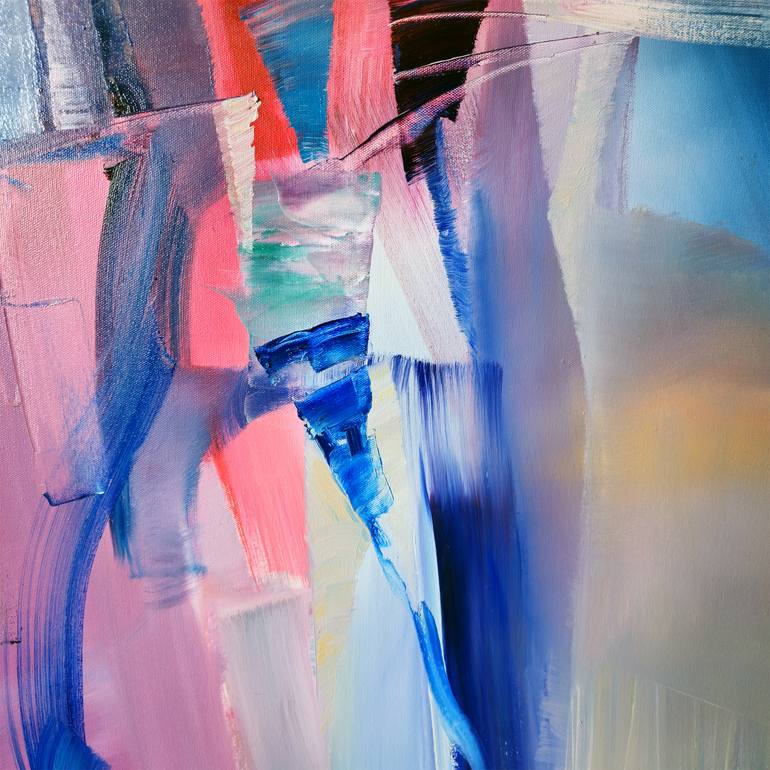Original Abstract Expressionism Abstract Painting by Nikolai Taidakov
