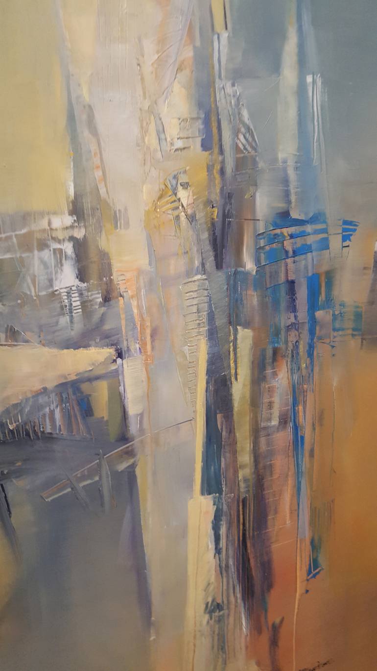 Original Abstract Expressionism Abstract Painting by Nikolai Taidakov