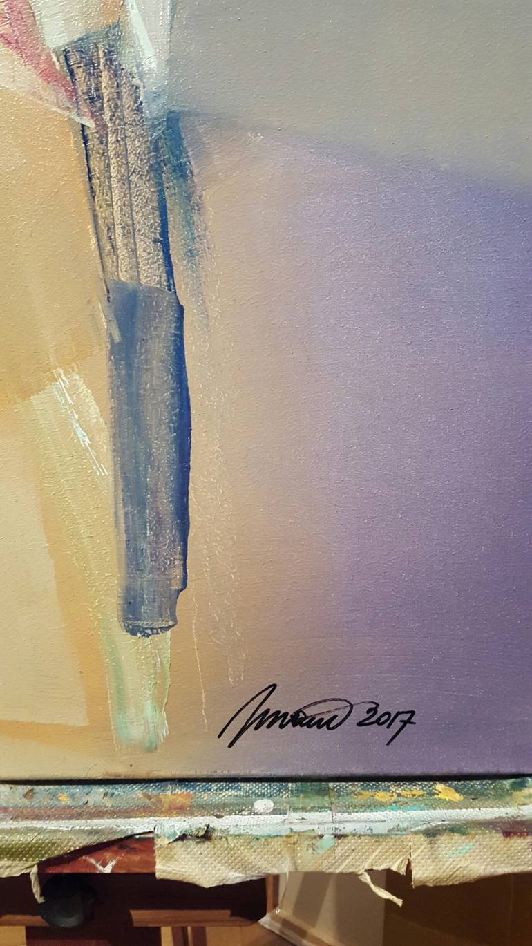 Original Abstract Expressionism Abstract Painting by Nikolai Taidakov