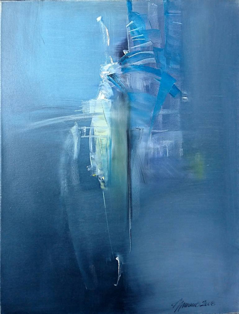 Original Abstract Expressionism Abstract Paintings by Nikolai Taidakov