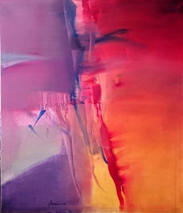 Original Abstract Expressionism Abstract Paintings by Nikolai Taidakov