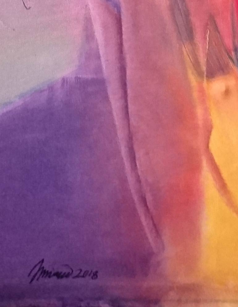 Original Abstract Expressionism Abstract Painting by Nikolai Taidakov