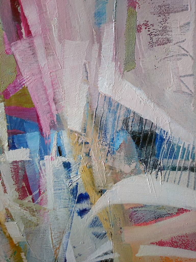 Original Abstract Expressionism Abstract Painting by Nikolai Taidakov