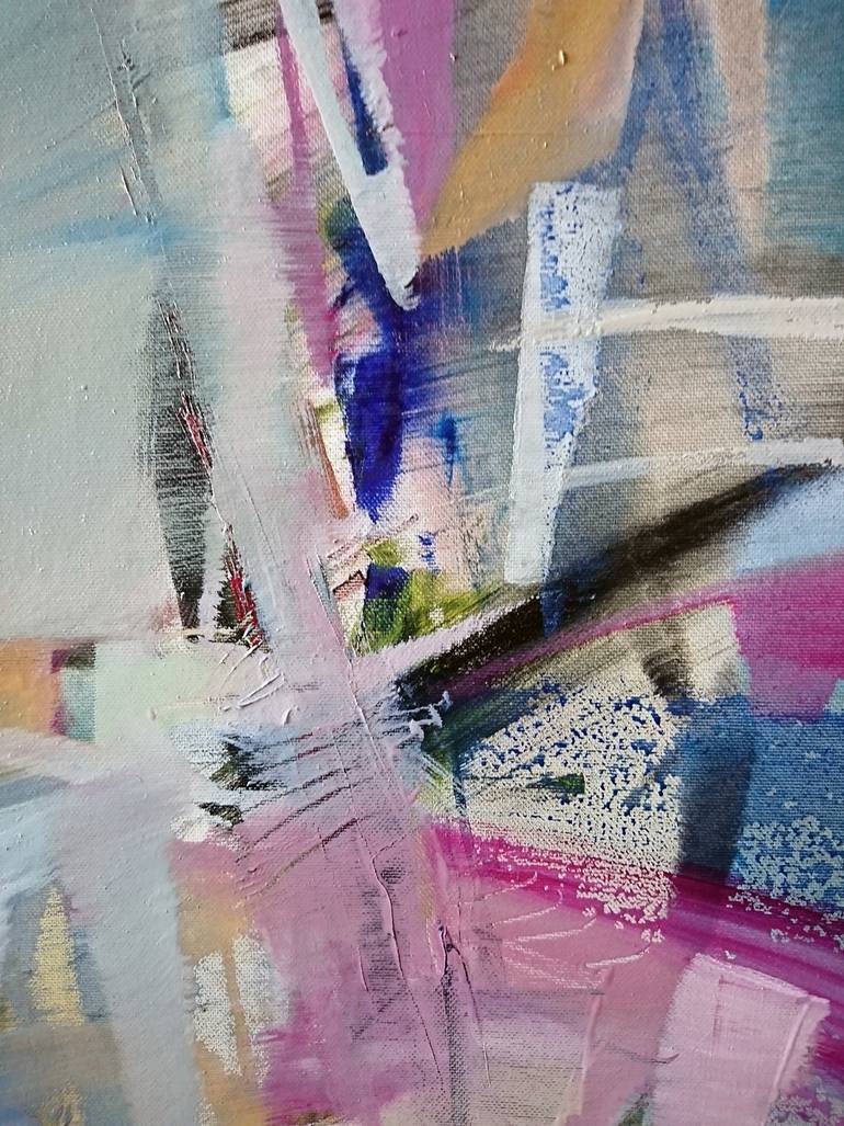 Original Abstract Expressionism Abstract Painting by Nikolai Taidakov