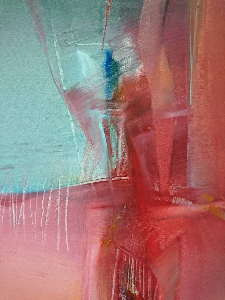 Original Abstract Expressionism Abstract Painting by Nikolai Taidakov