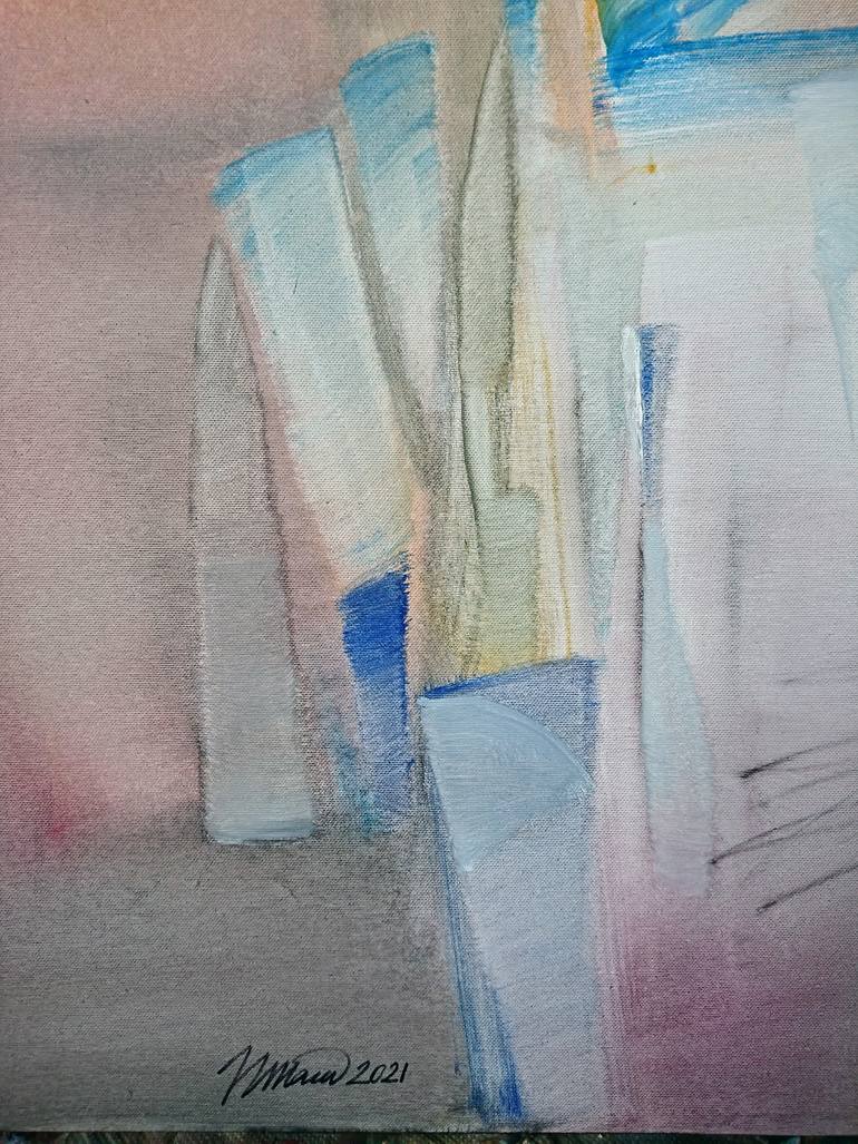 Original Expressionism Abstract Painting by Nikolai Taidakov