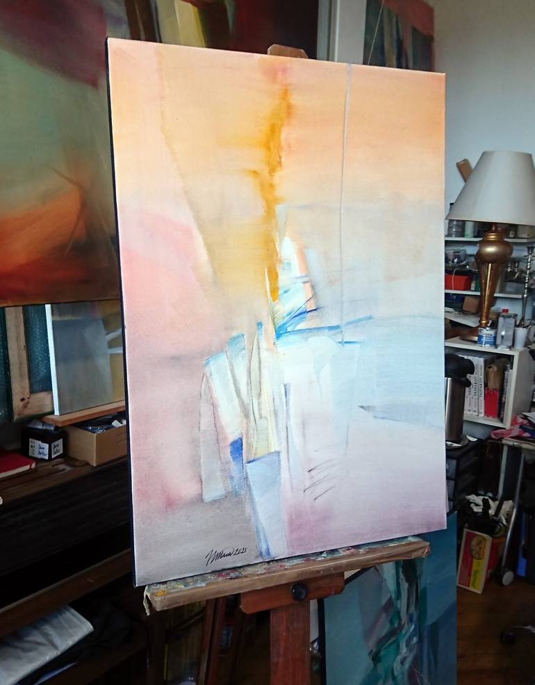 Original Expressionism Abstract Painting by Nikolai Taidakov